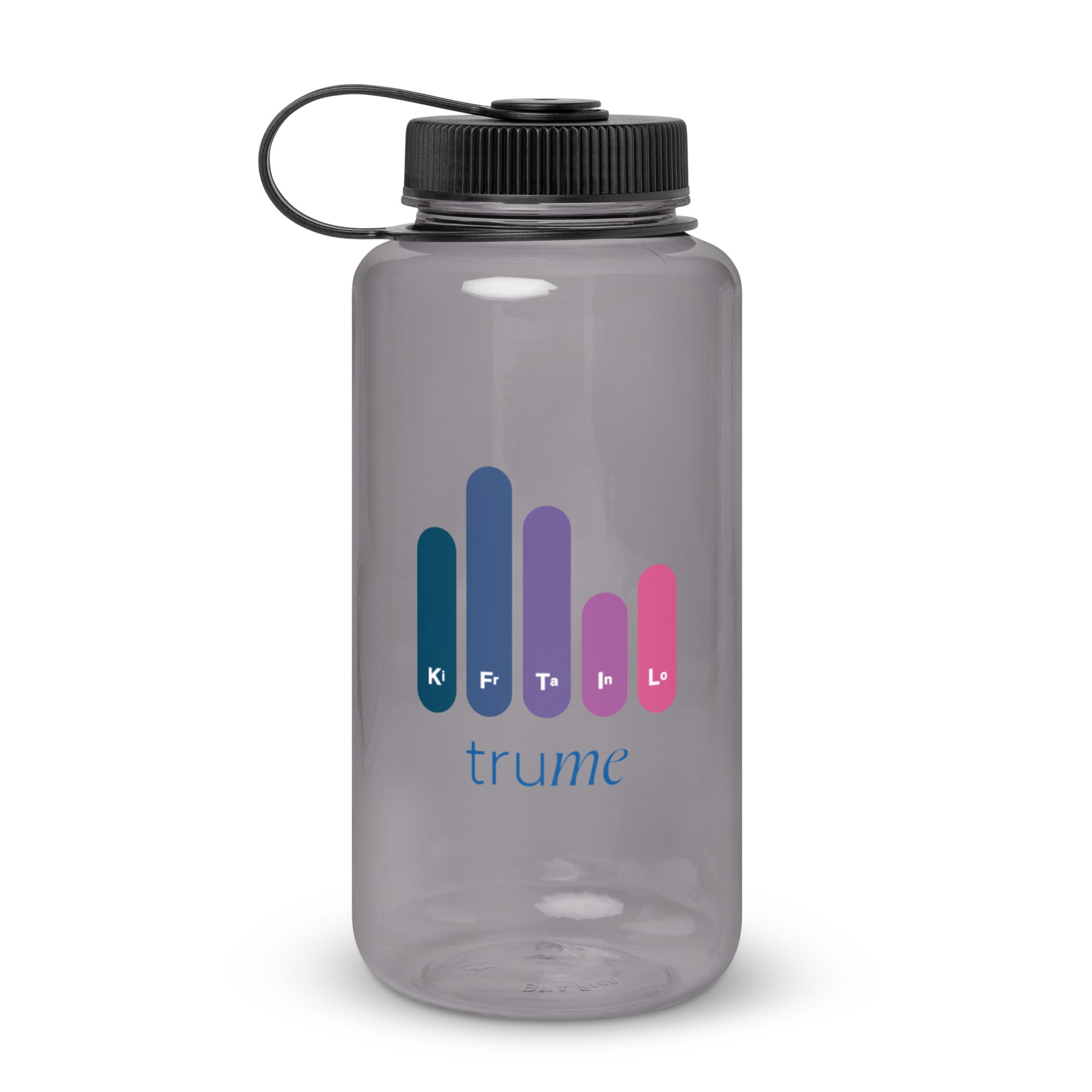 Wide mouth plastic water bottle