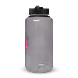 Wide mouth plastic water bottle