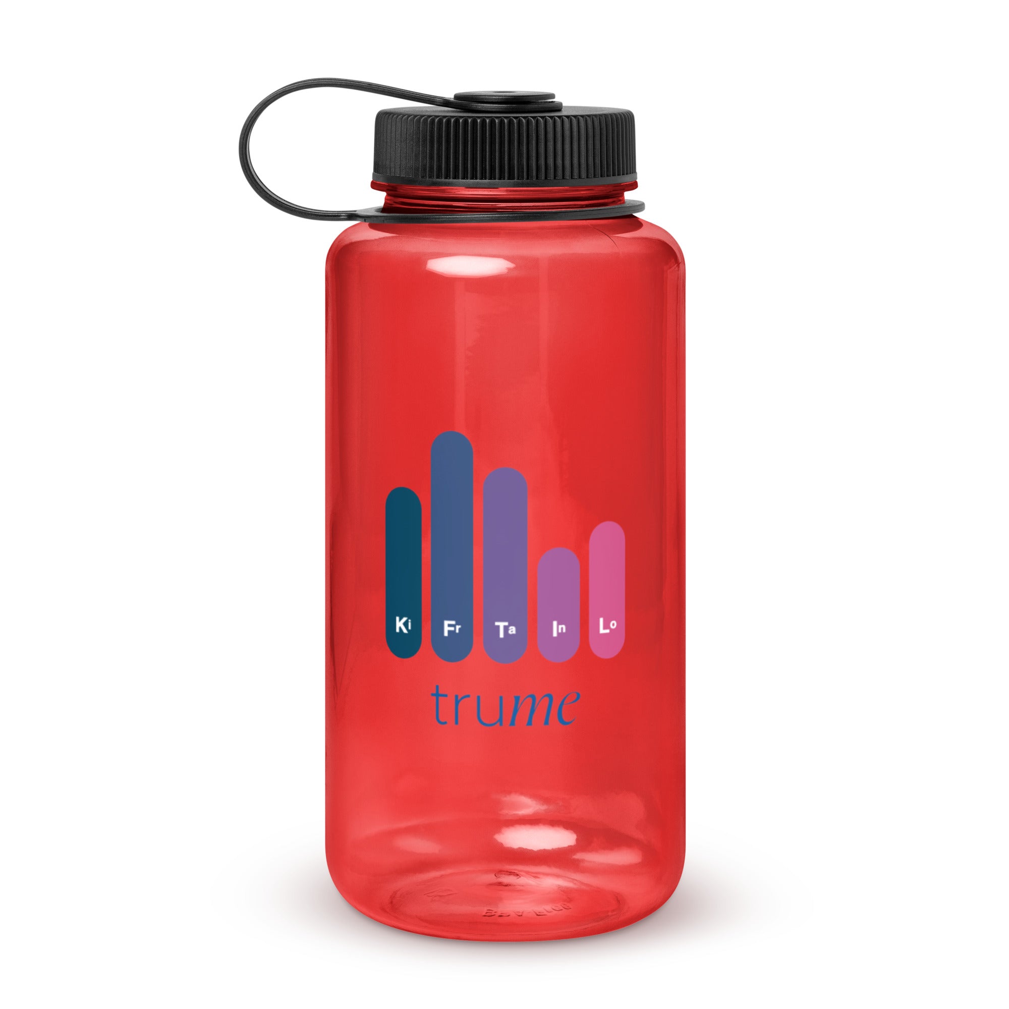 Wide mouth plastic water bottle