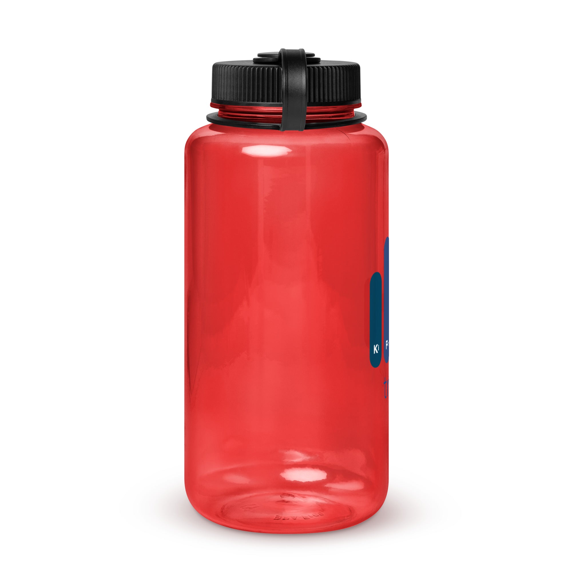 Wide mouth plastic water bottle